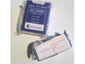 Microscope Glass Slides 50 pcs + 100 coverslips