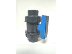 Double Union Ball Valves Blue Handle 1.5, 2,3 or 4 inch